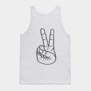 Peace Sign Emoji Tank Top